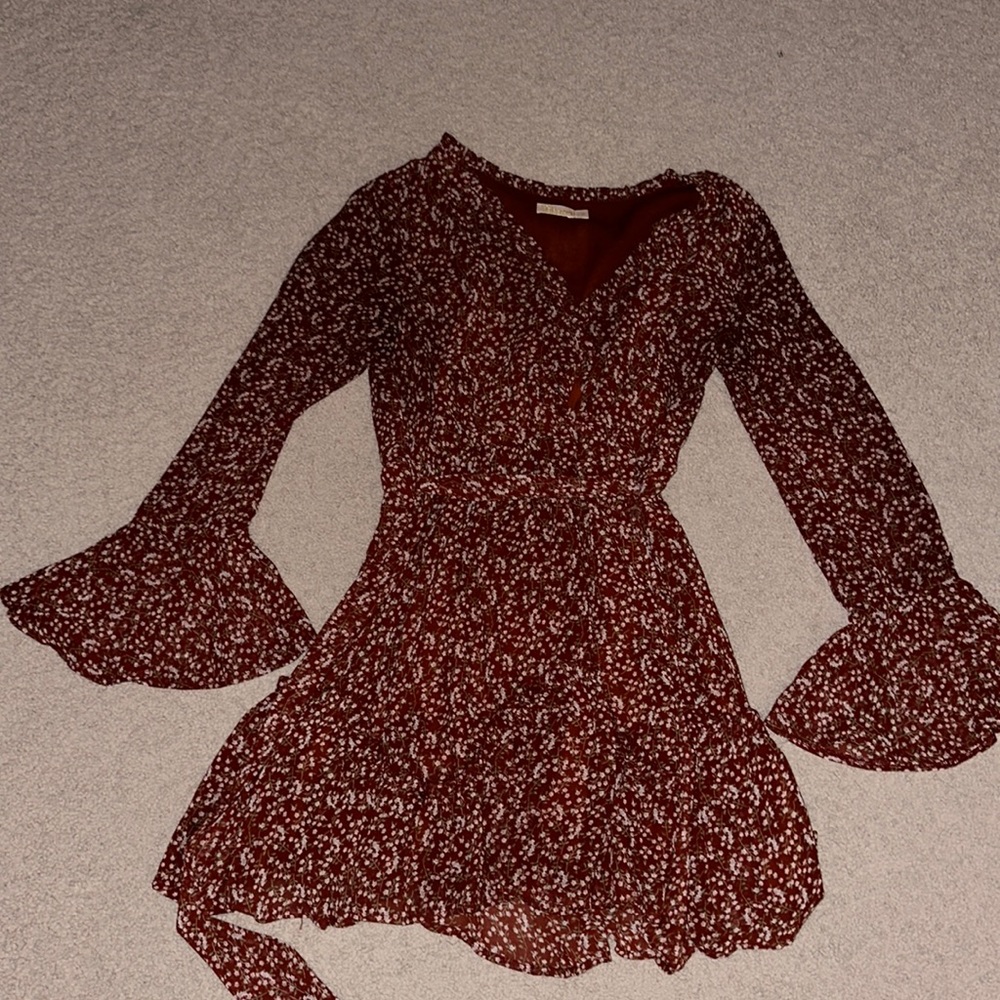 Red/burgundy dress
